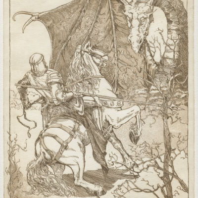 Trouble Ahead (etching) $350